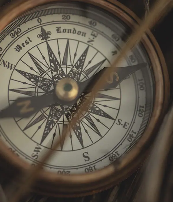 An old compass.