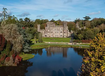 Johnstown Castle, as pictured from across the water.