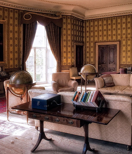 A picture of a drawing room at Strokestown.