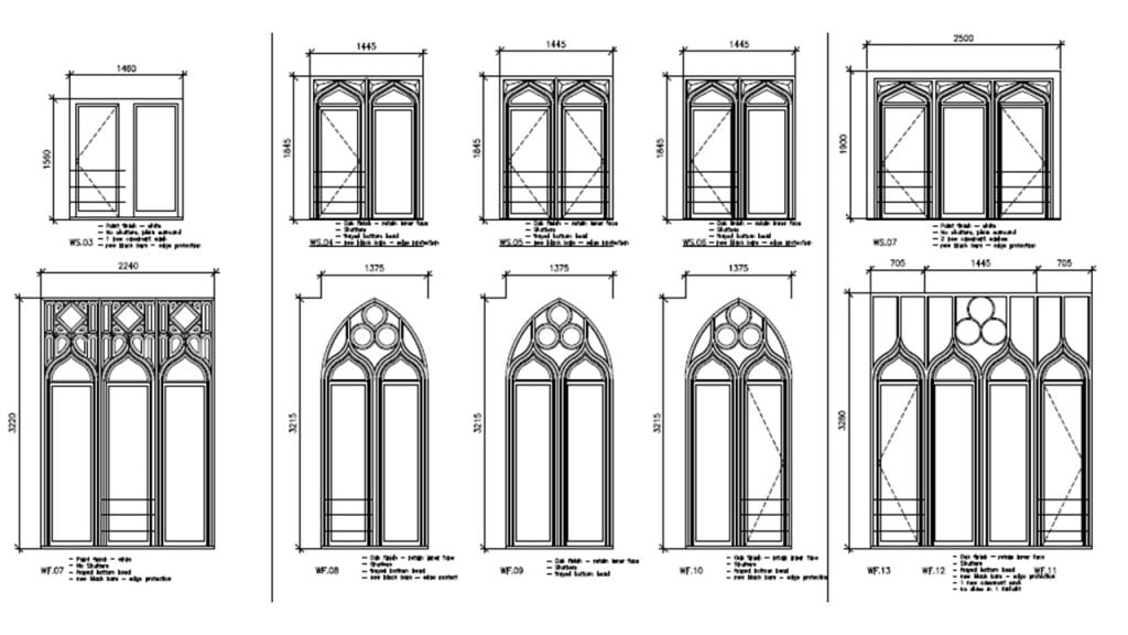 Window drawings MRA Architects