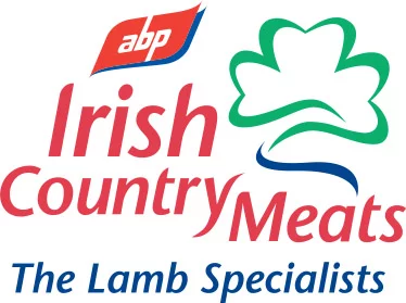 Coloured logo titled Irish Country meats, The Lamb Specialists