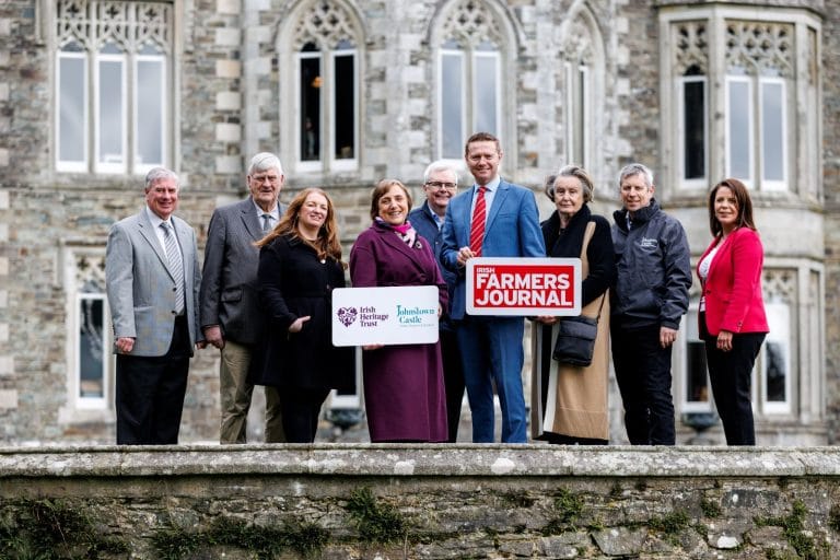 Team from Irish Farmers Journal and IHT outside Johnstown Castle