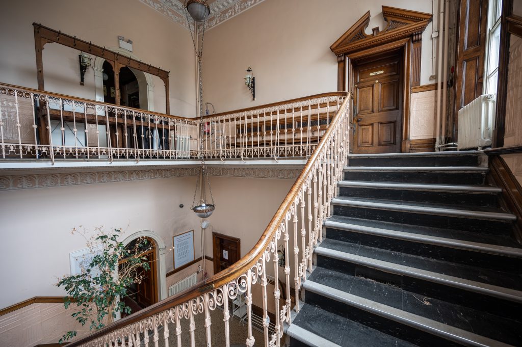 Staircase inside No. 11 Parnell Square