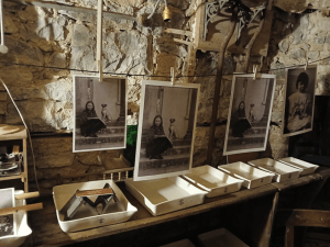 The original dark room at Strokestown Park House