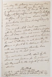 A hand written letter 